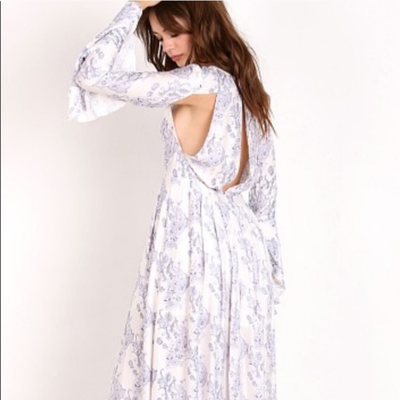 BEAUTIFUL TJD/ The Jetset Diaries Gypsy long sleeve Maxi Dress♡ - Picture 4 of 8